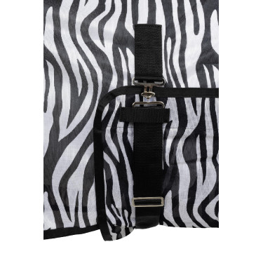 Coperta antimosche Horze Defender con patta addominale Zebra Motivi