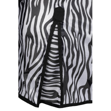 Coperta antimosche Horze Defender con patta addominale Zebra Motivi