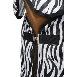 Coperta anti-mosche Horze Defender con frange Zebra Motivi