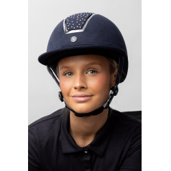 Casco da equitazione Solara II Horze Marino / bianco Blu Casco da equitazione Solara II Horze Marino / bianco Blu