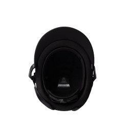 Casco da equitazione con ornamento in cristallo Horze Arix II Nero / pesca