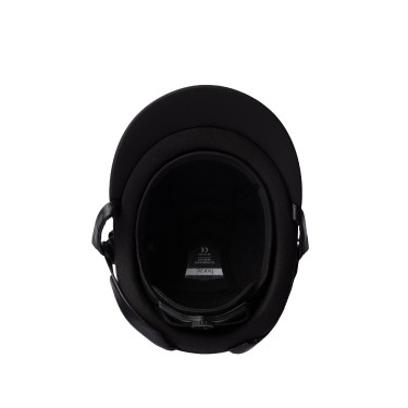 Casco da equitazione con ornamento in cristallo Horze Arix II Nero / pesca