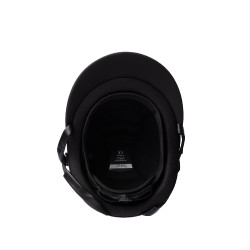 Casco da equitazione con ornamento in cristallo Horze Arix II Nero / argento