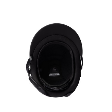Casco da equitazione con ornamento in cristallo Horze Arix II Nero / argento