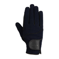 Guanti da equitazione da donna Horze Mayla Winter Blu marino scuro