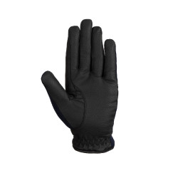 Guanti da equitazione da donna Horze Mayla Winter Blu marino scuro