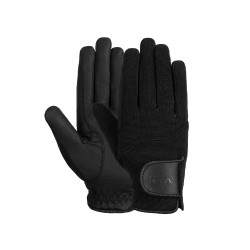 Guanti da equitazione da donna Horze Mayla Winter Nero