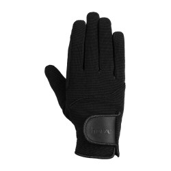 Guanti da equitazione da donna Horze Mayla Winter Nero