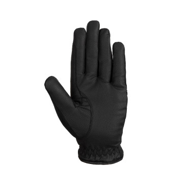 Guanti da equitazione da donna Horze Mayla Winter Nero