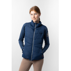 Gilet da equitazione trapuntato B Vertigo Cordelia Titano marino Blu marino