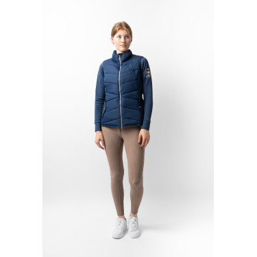 Gilet da equitazione trapuntato B Vertigo Cordelia Titano marino Blu marino