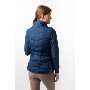 Gilet da equitazione trapuntato B Vertigo Cordelia Titano marino Blu marino