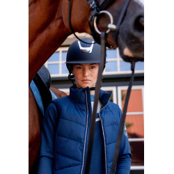 Gilet da equitazione trapuntato B Vertigo Cordelia Titano marino Blu marino