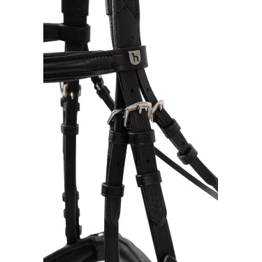 Briglia da dressage Horze Eternal Gaze Nero