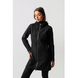 Giacca lunga Softshell Anna Horze Nero