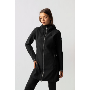 Giacca lunga Softshell Anna Horze Nero