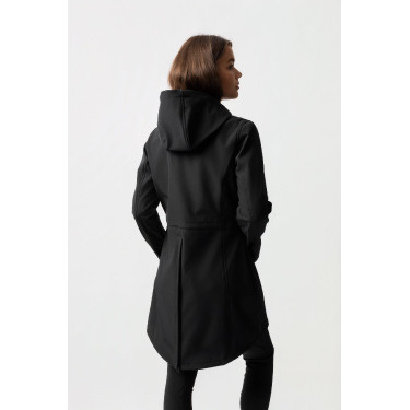 Giacca lunga Softshell Anna Horze Nero