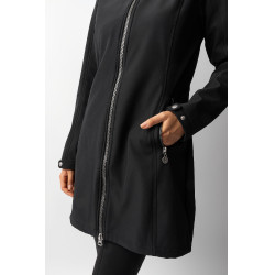 Giacca lunga Softshell Anna Horze Nero