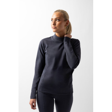 Top da allenamento Josephine Horze Inchiostro marino Blu marino