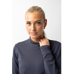 Top da allenamento Josephine Horze Inchiostro marino Blu marino