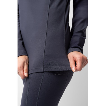 Top da allenamento Josephine Horze Inchiostro marino Blu marino