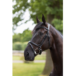 Filet bridon Nature Made Leisure Horze Nero