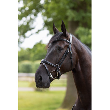 Filet bridon Nature Made Leisure Horze Nero
