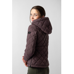 Piumino da donna Imelda Horze Fudge / marrone bordeaux