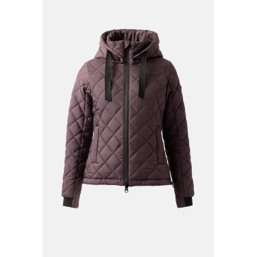 Piumino da donna Imelda Horze Fudge / marrone bordeaux