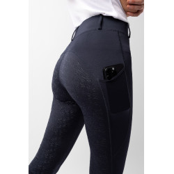 Leggings a grip integrale Horze Dea da donna Blu marino scuro