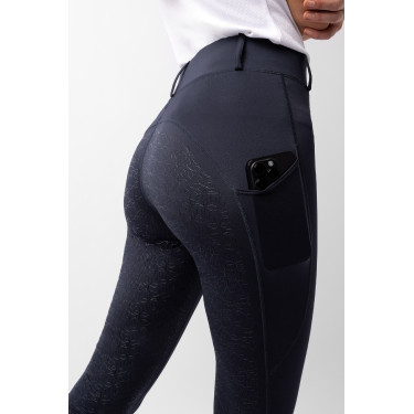 Leggings a grip integrale Horze Dea da donna Blu marino scuro