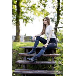 Leggings a grip integrale Horze Dea da donna Blu marino scuro