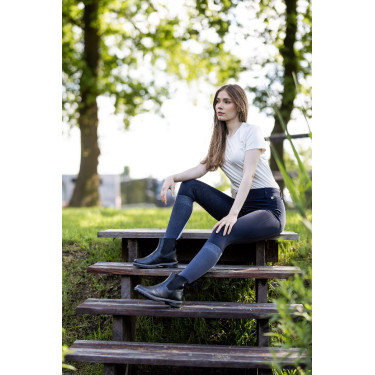 Leggings a grip integrale Horze Dea da donna Blu marino scuro