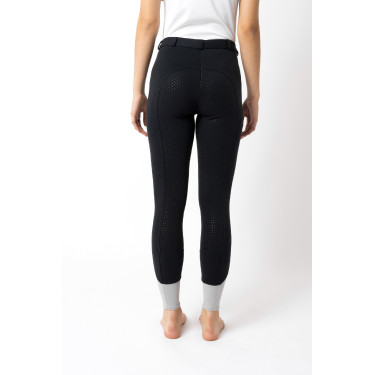Pantaloni da equitazione Horze Felicia con grip a fondo intero Blu marino scuro