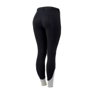 Pantaloni da equitazione Horze Felicia con grip a fondo intero Blu marino scuro