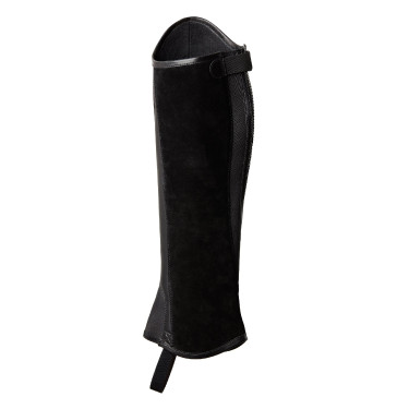 Mini-chaps Horze Wicklow con perforazioni floreali Nero Mini-chaps Horze Wicklow con perforazioni floreali Nero