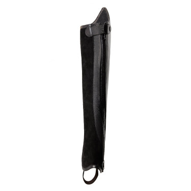 Mini-chaps Horze Wicklow con perforazioni floreali Nero Mini-chaps Horze Wicklow con perforazioni floreali Nero