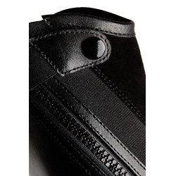 Mini-chaps Horze Wicklow con perforazioni floreali Nero Mini-chaps Horze Wicklow con perforazioni floreali Nero