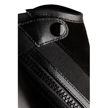 Mini-chaps Horze Wicklow con perforazioni floreali Nero Mini-chaps Horze Wicklow con perforazioni floreali Nero
