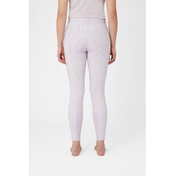 Pantaloni da equitazione da donna Horze Kaitlin con fondello integrale e decorazione floreale Caduta d'orchidea Bianco Pantaloni da equitazione da donna Horze Kaitlin con fondello integrale e decorazione floreale Caduta d'orchidea Bianco