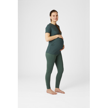 T-shirt premaman funzionale Horze Lily Coriandolo verde T-shirt premaman funzionale Horze Lily Coriandolo verde