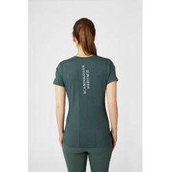 T-shirt premaman funzionale Horze Lily Coriandolo verde T-shirt premaman funzionale Horze Lily Coriandolo verde