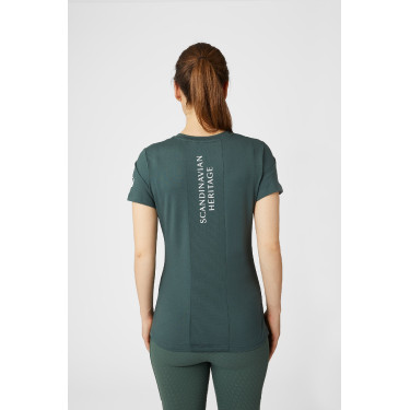 T-shirt premaman funzionale Horze Lily Coriandolo verde T-shirt premaman funzionale Horze Lily Coriandolo verde
