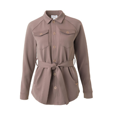 Camicia-giacca Alyssa da donna Horze Marrone grigio ferro