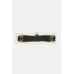 Cinghia da addestramento Tartu in neoprene con pelliccia sintetica non rimovibile Horze Nero