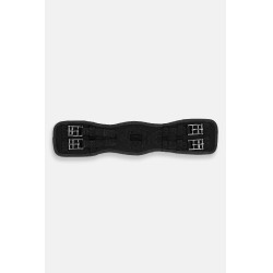 Sottopancia da dressage preformato in neoprene Samara con elastico Horze Nero