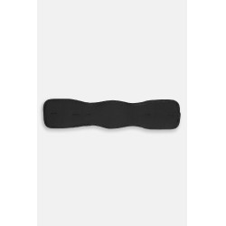Sottopancia da dressage preformato in neoprene Samara con elastico Horze Nero