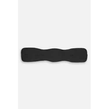 Sottopancia da dressage preformato in neoprene Samara con elastico Horze Nero