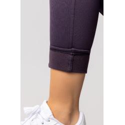 Pantaloni termici da donna Mira con fondo integrale Horze Morella nera Viola Pantaloni termici da donna Mira con fondo integrale Horze Morella nera Viola