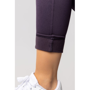 Pantaloni termici da donna Mira con fondo integrale Horze Morella nera Viola Pantaloni termici da donna Mira con fondo integrale Horze Morella nera Viola